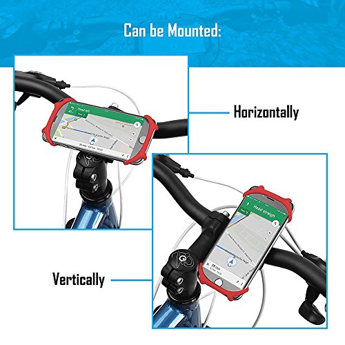 Fahrrad Handyhalterung mit Break-Free Design - Verstellbarer Smartphone-Halter - Universelle Halterung fÃ¼r jedes Telefon mit 10-15 Cm-Display, geeignet fÃ¼r FahrrÃ¤der, MotorrÃ¤der, Roller &  Kinderwagen