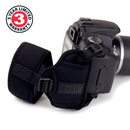 Dragonne Grip Sangle Poignet Rapide Appareils Photo Num  riques R  flex et Bridge - Bracelet en N  opr  ne Ajustable - Pour Nikon  Canon  Pentax  Panasonic Lumix Et Plus - par USA Gear