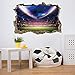 Produktbild Wandaufkleber Küche 3D-Effekt Aurora Fußballplatz Wohnzimmer Bar Club Sport Thema Diy Dekoration Abnehmbare Aufkleber Aufkleber 50X67 CM