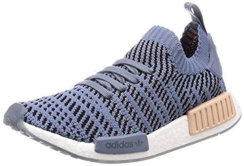 adidas Damen NMD_R1 Stlt Primeknit Sneaker, Grau (Raw Steel/Ash Pearl/Footwear White 0), 38 2/3 EU adidas Damen NMD_R1 Stlt Primeknit Sneaker, Grau (Raw Steel/Ash Pearl/Footwear White 0), 38 2/3 EU