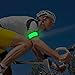 Produktbild Acxeon 2 Stück Packung - LED Sicherheits Slap Armbänder Reflektierende LED Armbänder für Radfahren, Jogging, Laufen - Grün