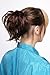 Produktbild WIG ME UP - Haarteil: Kunsthaar Haar Scrunchie Scrunchy Haarband Pferdeschwanz Braun Rotbraun Irene-35+6