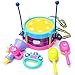 Percussion Instruments Set RATTLES Waist Drum Musical Toy Instrument Accessories for 3+ years old
