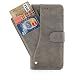 Swan Flip Cover for Apple iPhone 6 Plus Slide Out Wallet Pouch Leather Case All In-One Wallet Case with Credit Card ID Holder Money Pocket Heavy Duty Protective Cover (KHAKI) RS.999.00