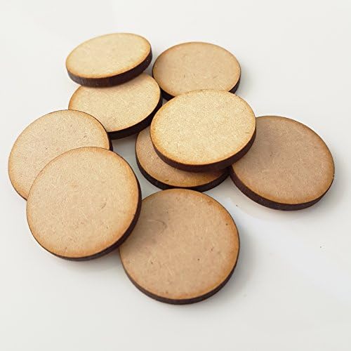 Wooden circles 20mm x50 MDF wooden shape craft embellishments wood art Scrapbooking Card making Wedding Toy Box Blank Shape