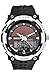 Produktbild DSstyles Herrenuhr Solar Powered Watch 5ATM Wasserdichte Sportuhr Military Watch - Silber, mit LCD-Uhrwerk, Dual Time, Alarm, Stoppuhr, LED-Hintergrundbeleuchtung