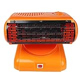 Potencia: 300-500W RanDal 220V 500W Calentador Eléctrico Ventilador Ahorro De Energía Mini Escritorio Caliente Aire Acondicionado Home Office
