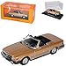 Produktbild Mercedes-Benz SL-Klasse 350 SL Cabrio Gold R107 1971-1989 1/43 Minichamps Maxichamps Modell Auto mit individiuellem Wunschkennzeichen
