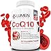 Produktbild CoQ10 Coenzym Q10 200mg - eine Schnelle Active Extra Starke Coenzym Q10 - Ubichinon Ergänzung zeigt eine fördernde Wirkung auf die Gesundheit des Herzens & der Energie der Zelle & Ausdauer zur Bekämpfung der Müdigkeit & unterstützt einen gesunden Blutdruck - 30 Kapseln.