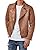 BR1804 Herren Biker-Jacke Kunstlederjack...