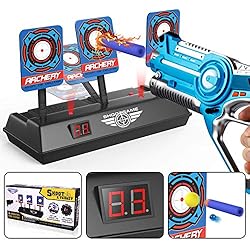 Tir à la Cible Numérique Réinitialisation Automatique Jouet de Tir Target pour Nerf N-Strike Elite/Mega/Rival Series