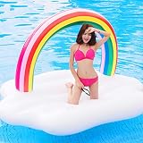 Diseño de arco iris, airbags coloridos e independientes, para evitar fugas de aire, bomba de aire, aceleración del inflado, más cómodo de usar.