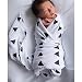 hibote Soft Organic Cotton Muslin Swaddle Bath Towel Multi-use Blanket Infant Newborn Baby Wrap (Triangle)