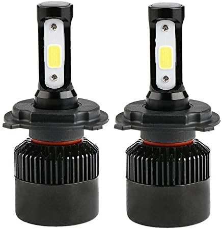 LED Headlight Bulbs All-in-One Conversion Kit H4 LED High Low Beam 8000Lm 55W 6000K Diamond White Led Chip Super