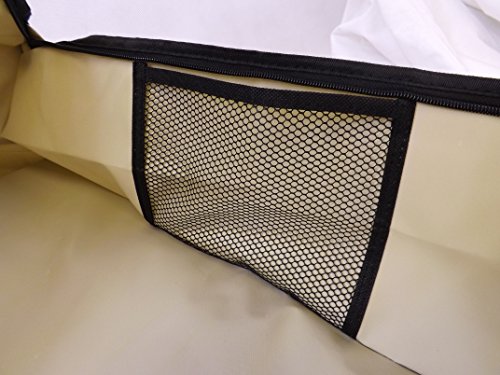 Neusu Belastbare Unterbett-Aufbewahrungstasche Für Bettwäsche – Stabiles 600D Polyestermaterial Mit Verstärktem Griff – Für Die Aufbewahrung Von Oberbetten Bis Zum Format „King Size“ (96 cm x 48 cm x 18 cm) – Alternative Zur Blanket Box - 4