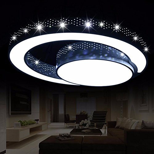 Preisvergleich Produktbild Jave Home LED Deckenleuchte, geformt, Schlafzimmer Lampen, Schmiedeeisen Wohnzimmerlampe, Raumbeleuchtung, 45cm