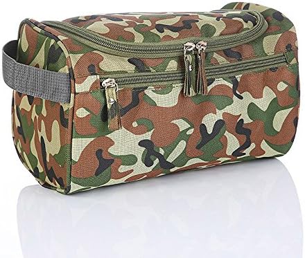 YUYO Toiletry bag waterproof Wash Bag Cosmetic bag Hanging holiday travel toiletry bag (Camo)