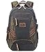 Produktbild Onyorhan Schulrucksack Canvas Rucksack Reiserucksack Schulranzen Casual Daypack Uni Schultaschen für Herren Jungen passt 15 Zoll Laptop (80361schwarz)