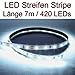 Produktbild LED Strip Streifen WEISS ca. 7 Meter 420x LEDs PCB weiss