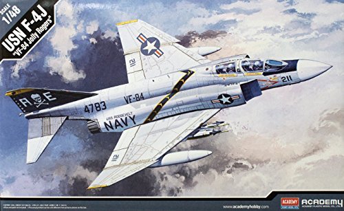 Academy Science Academy Aircraft Plastic Kit 1/48 Usn F-4J Vf-84 Jolly Rogers #12305