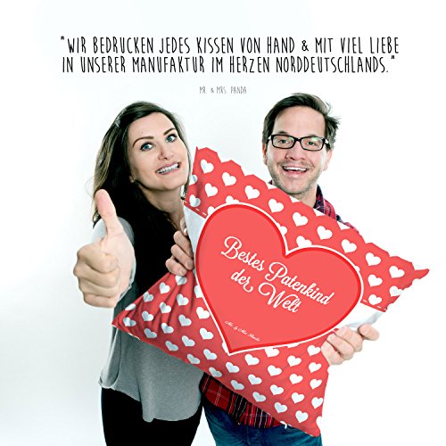 Mr. & Mrs. Panda Kissen 40×40 Bestes Patenkind der Welt – Patenkind, Paten Kind, Pate, Taufe, Taufgeschenk, Patenonkel, Patentante, Tauffeier, Täufling, Nichte, Neffe Geschenk Geschenkidee Danke Dankeschön Anhänger Bedanken Geburtstag Weihnachten Jubiläum Schenken Liebe Danke Liebesgeschenk - 3