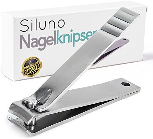 Nail Clipper for Toenails Fingernails - Stainless Steel - Nailclipper Fingers Toes Manicure Trimmer Tool