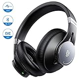 BOMAKER Casque Bluetooth sans Fil à Réduction de Bruit Active, Ecouteur ANC BL 5.0 Stéréo HI-FI avec Microphone Intégré CVC 8.0, Earpad Protéique et Etui de Transport, Compatible Téléphone Tablette PC