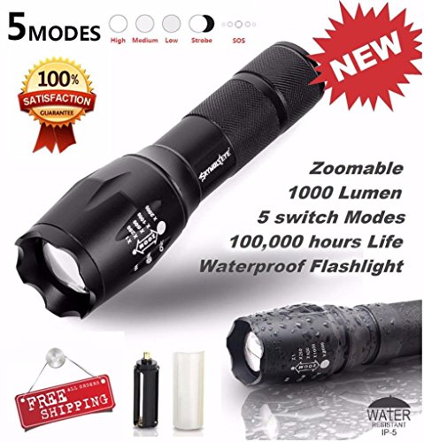 Preisvergleich Produktbild HCFKJ Taktische Led Taschenlampe G700 X800 Zoom Super Bright Military Grade