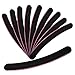 LHWY 10pcs Professional Nail Files Buffer Buffing Slim Crescent Grit Sandpaper