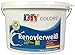 Produktbild DIY Colors Renovierweiß 12,5l (Größe wählbar) - trendige Innenfarbe, Dispersion, Dispersionsfarbe, weiß, Wandfarbe, geruchsarm, lösemittelfrei, Nassabrieb und Deckkraft Klasse 2 - Do It Yourself