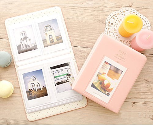 Lookout 64 Taschen Mini Album Fall Speicher für Polaroid Foto Fujifilm Instax Film Größe (Pink) - 2