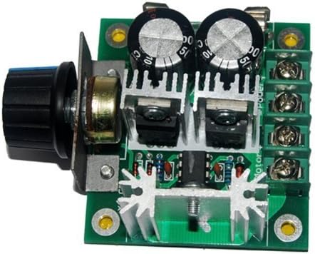 Pulse Width Modulation PWM DC Motor Speed Control Switch Governor 12V-40V 10A Controller w/ Knob--High Efficiency, High Torque, Low Heat Generating with Reverse Polarity Protection, High Current Protection by Ronsit