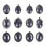 Komplettes Set: Es gibt die Ablage und der Cabochon in der Verpackung, Sie können Ihre Lieblingsbilder oder Fotos auswählen, die Sie in das Tablett einfügen möchten.