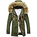 Produktbild Daunenjacke Herren Damen Unisex Paar UFODB Overcoat Fellkapuze Winterparka Baumwollmantel Sportjacke Wintermantel Steppmantel Wetterjacke Top