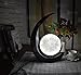 Produktbild DLUF LED Tischlampe 3D Stereo Moon Einfache Stil Schlafzimmer Wohnzimmer Nachttisch Lampe Kreative Dekorative Leuchten , a
