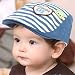 Internet Baby Infant Boy Girl Stripes Baseball Cap Summer Peaked Beret Hat (DarkBlue)