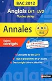 Image de ANNALES BAC 2012 ANGLAIS TTES