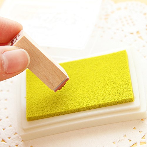 Franchen Stempelkissen Briefmarken für Papiermodelle Fingerabdruck Baum Hochzeit Gästebuch Anmeldung Bäume Inkpad Hochzeitszubehör Geburtstags Gastgeschenke (A+B) - 6