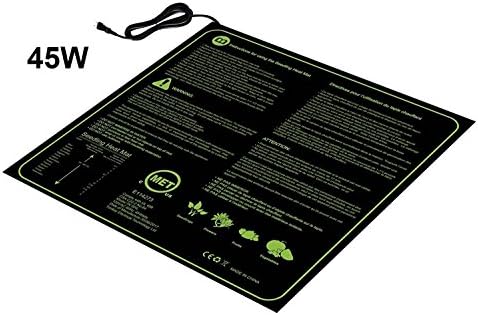 Carreguard Durable Waterproof Seedling Heat Mat for Indoor Seedling and Germination,17,5W (20 x 20 Inch)