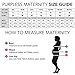 Purpless Maternity Top T-Shirt Pregnancy Top Clothing 5010 Variety of Colours (10, Gray)