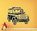 Produktbild haotong11 Styling Art Russisches Auto UAZ Wandtattoo Garage Vinyl Aufkleber Kunstdekor Wandbild Wohnzimmer Aufkleber Auto Aufkleber Abnehmbare 57 * 65 cm