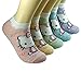Produktbild Katzen Sweet Hello Kitty Tier Muster Crew Boden Socken