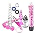 Produktbild Sayla Sexy Spielzeug für Damen Paar G-Punkt Kugel Dildo Vibrator Anal Butt Plug Massagegerät Sex Liebe Spielzeug 9 Stücke