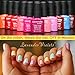Lavender Violets UV/LED Top Coat Soak Off Gel Polish No Chip Topcoat 8 ml – 0.27 FL. OZ