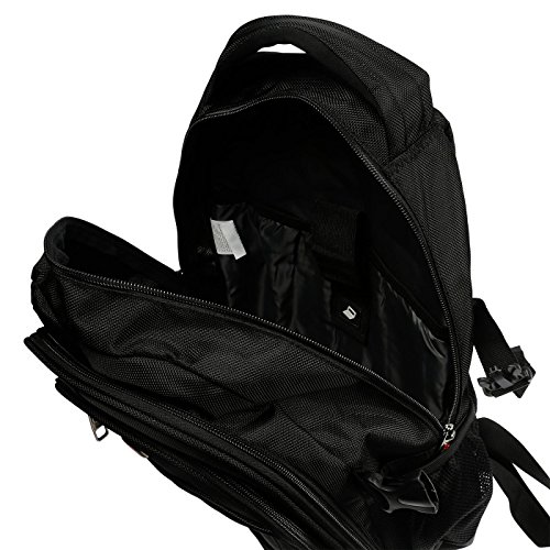 Christian Wippermann Buissnes Comfort Laptop bis 15,4 Zoll Schul Rucksack in Schwarz - 2