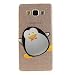 Produktbild Galaxy A5 Hülle, SsHhUu Kratzfeste Clear Durchsichtig Ultra Slim TPU Schutzhülle Bumper Tasche Cover Case für Samsung Galaxy A5 A500F A500FU (5.0") - Cartoon Niedlicher Pinguin