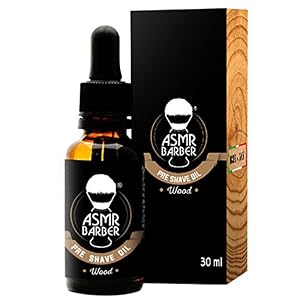 ASMR Barber - Pre Shave Oil, Woody Fragrance with Aloe Vera - 30ml