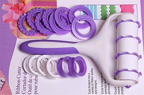 VWH Dekorieren Werkzeuge Kunststoff-Fondant-Band-Cutter-Kuchen, Mold - 2