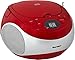 Produktbild Karcher RR 5020 Cobold tragbares Stereo-CD-Radio (CD-Player, FM-Radio, Batterie/Netzbetrieb, AUX-In) rot/silber