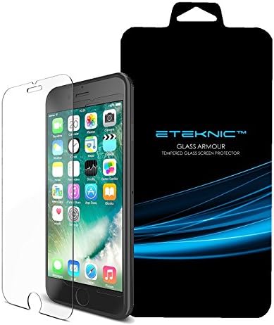 eTEKNIC Screen Protector for iPhone 8 Plus and iPhone 7 Plus Tempered Glass, Glass Armour Series